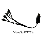 Maxbell Spare Parts 5 in 1 Universal Drone Charging Cable for E88 E88Pro Accessories