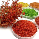 Maxbell Realistic Miniature Leaves 50ml for Model Railway Garden Bonsai Building Kit green