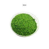 Maxbell Realistic Miniature Leaves 50ml for Model Railway Garden Bonsai Building Kit green