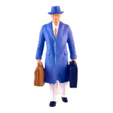 Maxbell 1/64 Men Figure Model Trains Architectural Movie Props Diorama Scenery Decor