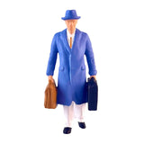 Maxbell 1/64 Men Figure Model Trains Architectural Movie Props Diorama Scenery Decor