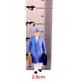 Maxbell 1/64 Men Figure Model Trains Architectural Movie Props Diorama Scenery Decor