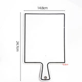 Maxbell Maxbell 6x Dry Erase Answer Board Multifunctional Handheld for Home Classroom White 24.7x14.8cm