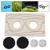 Maxbell Science Education Toy Wooden Fly Sunglasses for Development Toy Party Favors