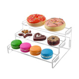 Maxbell Acrylic Riser Clear Display Stand Dessert Shelf for Cosmetics Models Jewelry