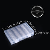 Maxbell Maxbell Dollar Medal Holder Supplies Medal Collection Transparent Round Medal Container