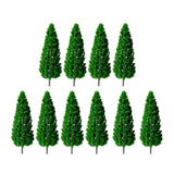 Maxbell 10x Model Trees Scale Railway Fairy Garden Layout Game Decor Miniature Trees