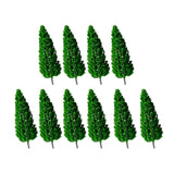 Maxbell 10x Model Trees Scale Railway Fairy Garden Layout Game Decor Miniature Trees