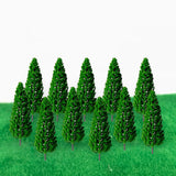 Maxbell 10x Model Trees Scale Railway Fairy Garden Layout Game Decor Miniature Trees