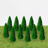 Maxbell 10x Model Trees Scale Railway Fairy Garden Layout Game Decor Miniature Trees