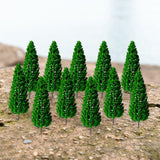 Maxbell 10x Model Trees Scale Railway Fairy Garden Layout Game Decor Miniature Trees
