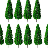 Maxbell 10x Model Trees Scale Railway Fairy Garden Layout Game Decor Miniature Trees