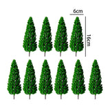 Maxbell 10x Model Trees Scale Railway Fairy Garden Layout Game Decor Miniature Trees