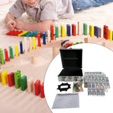 Maxbell Maxbell Mexican Train Dominoes Set Toys with Case for Family Game Night Travel Gifts