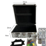 Maxbell Maxbell Mexican Train Dominoes Set Toys with Case for Family Game Night Travel Gifts