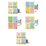 Maxbell Maxbell Grooved Copybook Set Children with Pen Refill Alphabet Calligraphy Copybooks English