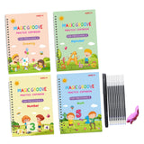 Maxbell Maxbell Grooved Copybook Set Children with Pen Refill Alphabet Calligraphy Copybooks English
