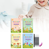 Maxbell Maxbell Grooved Copybook Set Children with Pen Refill Alphabet Calligraphy Copybooks English