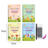 Maxbell Maxbell Grooved Copybook Set Children with Pen Refill Alphabet Calligraphy Copybooks English