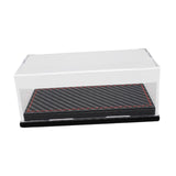 Maxbell Acrylic Display Case Collectible with Base for 1:64 Action Figures Cosmetics black base B