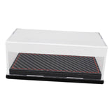 Maxbell Acrylic Display Case Collectible with Base for 1:64 Action Figures Cosmetics black base B