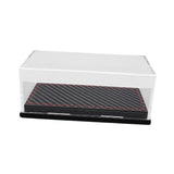 Maxbell Acrylic Display Case Collectible with Base for 1:64 Action Figures Cosmetics black base B