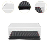 Maxbell Acrylic Display Case Collectible with Base for 1:64 Action Figures Cosmetics black base B