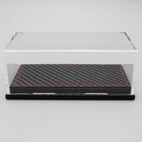 Maxbell Acrylic Display Case Collectible with Base for 1:64 Action Figures Cosmetics black base B