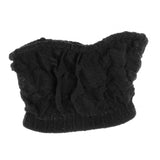 Maxbell 1:6 Scale Womans Lace Tube Top for 12inch Action Figure Dress up Accessories Black