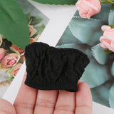 Maxbell 1:6 Scale Womans Lace Tube Top for 12inch Action Figure Dress up Accessories Black