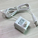 Maxbell Maxbell Submersible Water Pump Quiet Fountain Pump for Aquarium Hydroponics Statuary White 5V