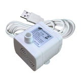 Maxbell Maxbell Submersible Water Pump Quiet Fountain Pump for Aquarium Hydroponics Statuary White 5V