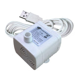Maxbell Maxbell Submersible Water Pump Quiet Fountain Pump for Aquarium Hydroponics Statuary White 5V