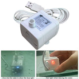 Maxbell Maxbell Submersible Water Pump Quiet Fountain Pump for Aquarium Hydroponics Statuary White 5V