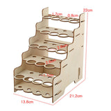 Maxbell Maxbell Craft Paint Storage Rack Craft Paint and Brush Organizer Rack Workspace Home 13.8cmx21.2cmx22cm