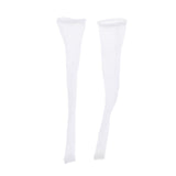 Maxbell 1/12 Scale Action Figures Stockings Cosplay Doll Decor Handmade Doll Clothes white