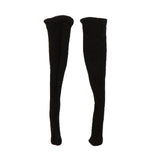 Maxbell 1/12 Scale Women Figure Stockings Miniature Clothing for 6 inch Figures Body Black