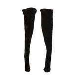 Maxbell 1/12 Scale Women Figure Stockings Miniature Clothing for 6 inch Figures Body Black