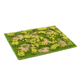 Maxbell Miniature Grass Model Train Model Grass for Micro Landscape DIY Architecture Yellow