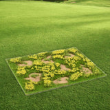 Maxbell Miniature Grass Model Train Model Grass for Micro Landscape DIY Architecture Yellow