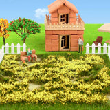 Maxbell Miniature Grass Model Train Model Grass for Micro Landscape DIY Architecture Yellow