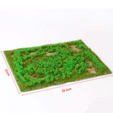 Maxbell Miniature Grass Model Train Model Grass for Micro Landscape DIY Architecture Green