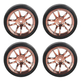 Maxbell Maxbell 4 Pieces RC Drift Tyre for 1/18 RC Drift Rally Car DIY Modification Repalces Gold