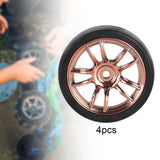 Maxbell Maxbell 4 Pieces RC Drift Tyre for 1/18 RC Drift Rally Car DIY Modification Repalces Gold