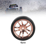 Maxbell Maxbell 4 Pieces RC Drift Tyre for 1/18 RC Drift Rally Car DIY Modification Repalces Gold