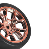 Maxbell Maxbell 4 Pieces RC Drift Tyre for 1/18 RC Drift Rally Car DIY Modification Repalces Gold