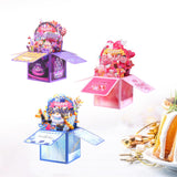 Maxbell Sweet Birthday 3D Greeting Card Decorative Box Card Birthday Gifts for Violet