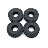 Maxbell 4Pcs RC Crawler Tires for 1/16 Cars Wear Resistant Rubber Tyre Set Parts Accs