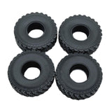 Maxbell 4Pcs RC Crawler Tires for 1/16 Cars Wear Resistant Rubber Tyre Set Parts Accs