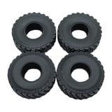 Maxbell 4Pcs RC Crawler Tires for 1/16 Cars Wear Resistant Rubber Tyre Set Parts Accs